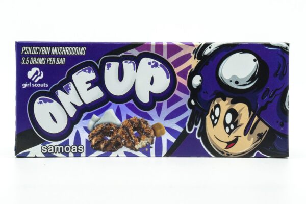 Samoas One Up Mushroom Chocolate Bar For Sale